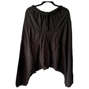 Black Oversized Kurta Bottoms